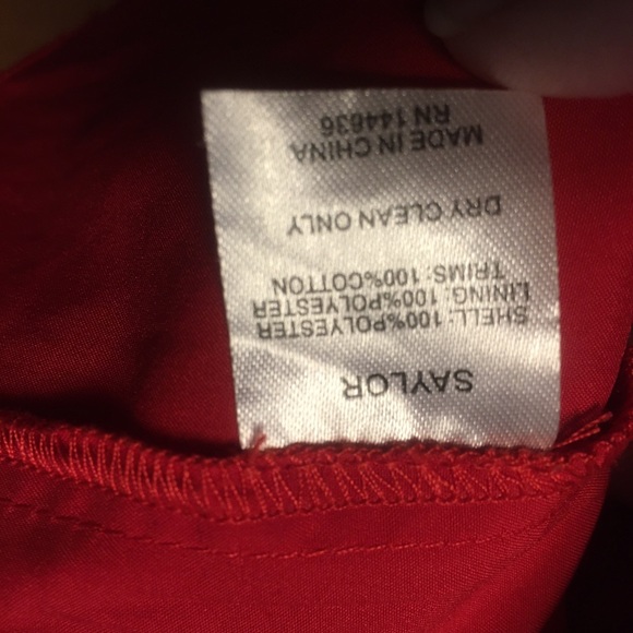 SAYLOR Pippa One Shoulder Red Dress - Picture 11 of 14